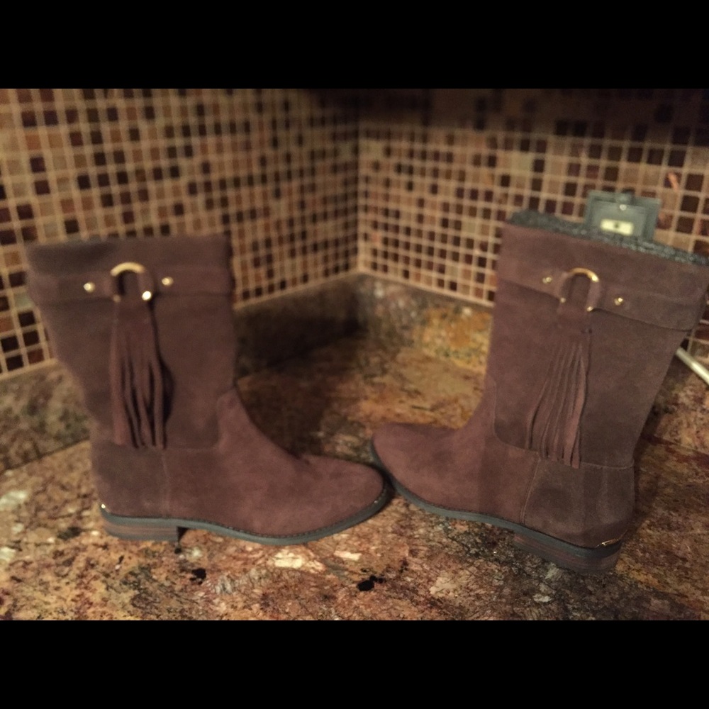 Michael Kors Rhea Suede Boots. Size 8 1/2