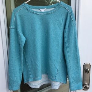 Caslon high low sweatshirt