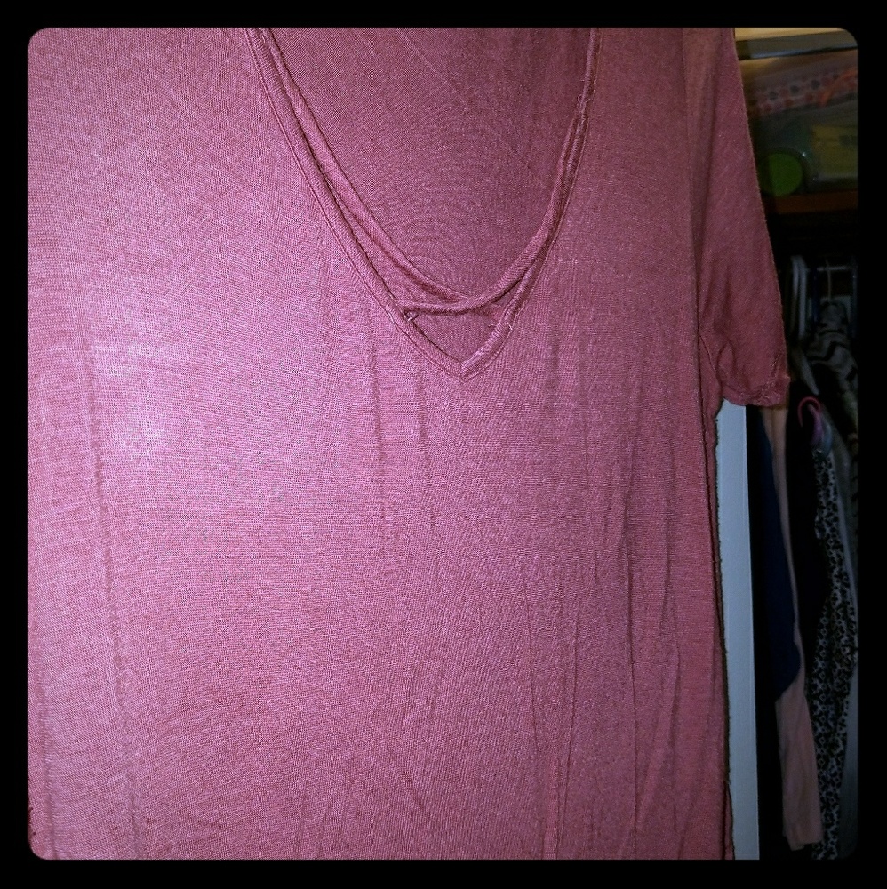 Strappy rustic pink top