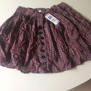 Mini flare skirt