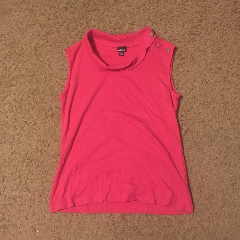 Pink sleeveless Rafaela top size Small.