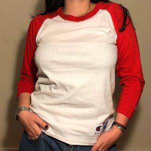 Champion baseball tee