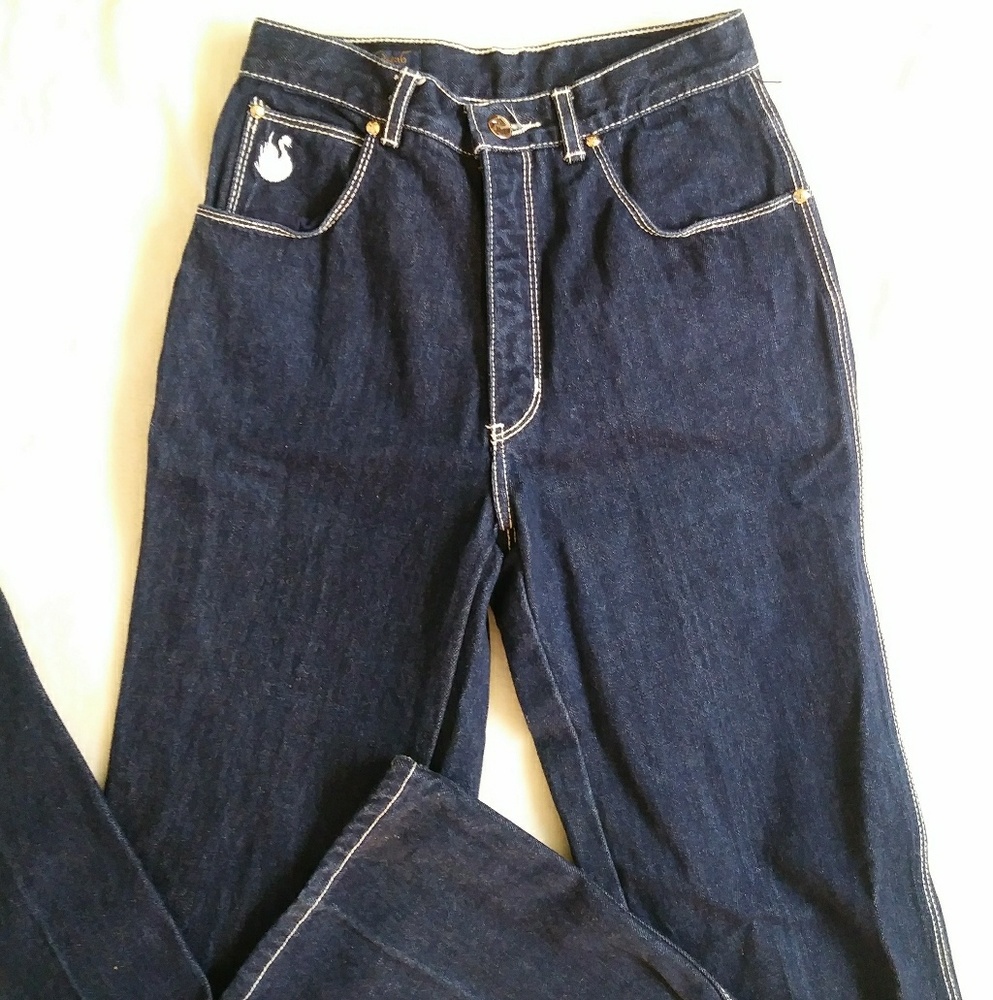 SOLD. 80s Gloria Vanderbilt High Waist Blue Jeans
