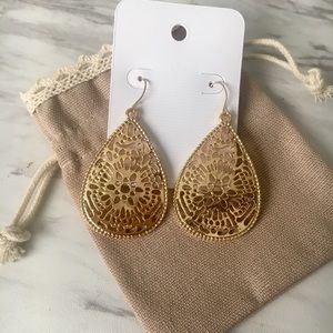 Gold Dangle Earrings