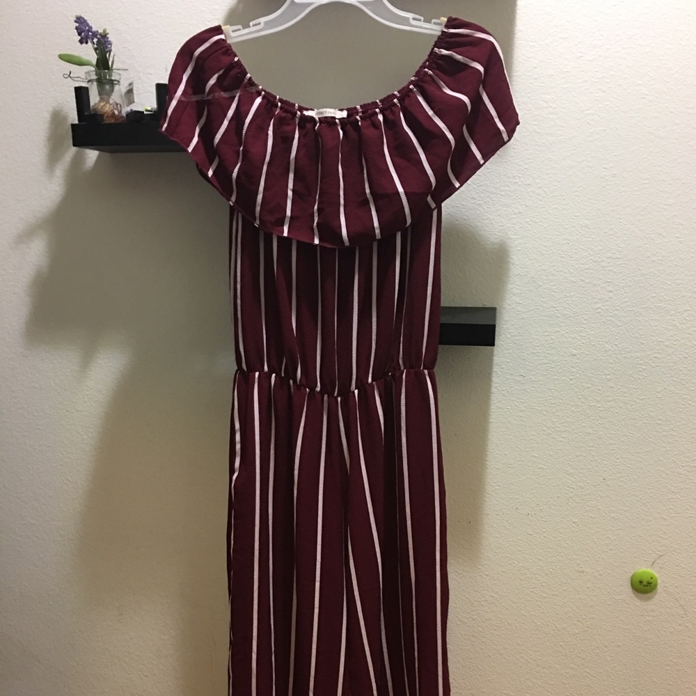 off shoulder jumpsuit