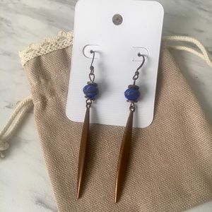 Copper Dangle Earrings