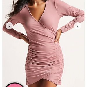 Ruched Forever 21 Bodycon Dress