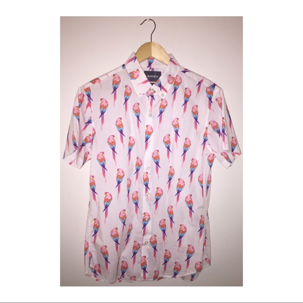 NEW Bonobos S/S Slim Fit Shirt - MEDIUM