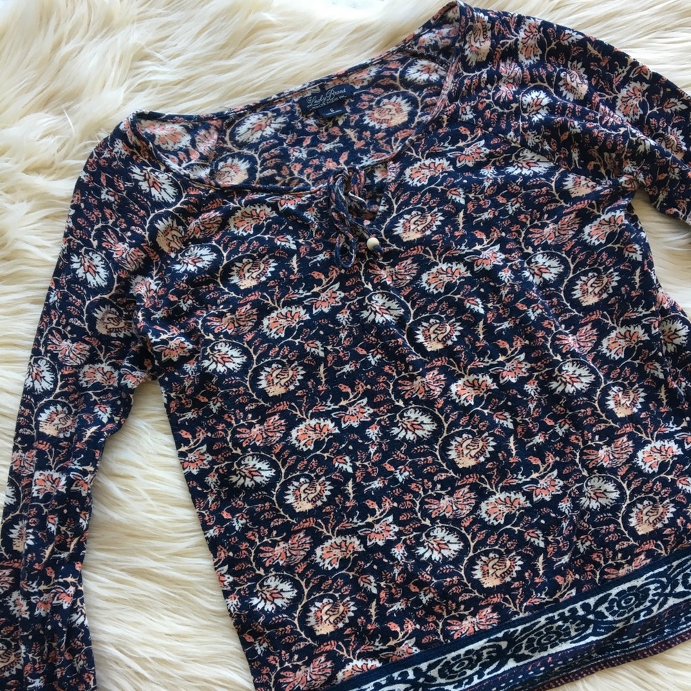 SALE🌵 Lucky Brand Patterned Blouse