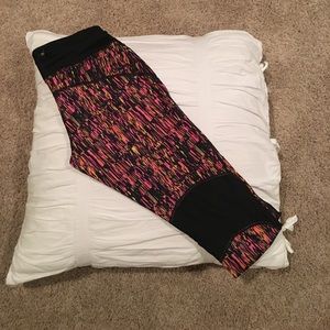 Nike Pro multi colored running capri