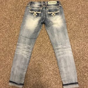 Rock revival cuff skinny pant