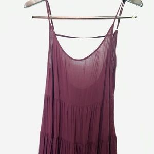 Brandy Melville Red Scoop Back Dress
