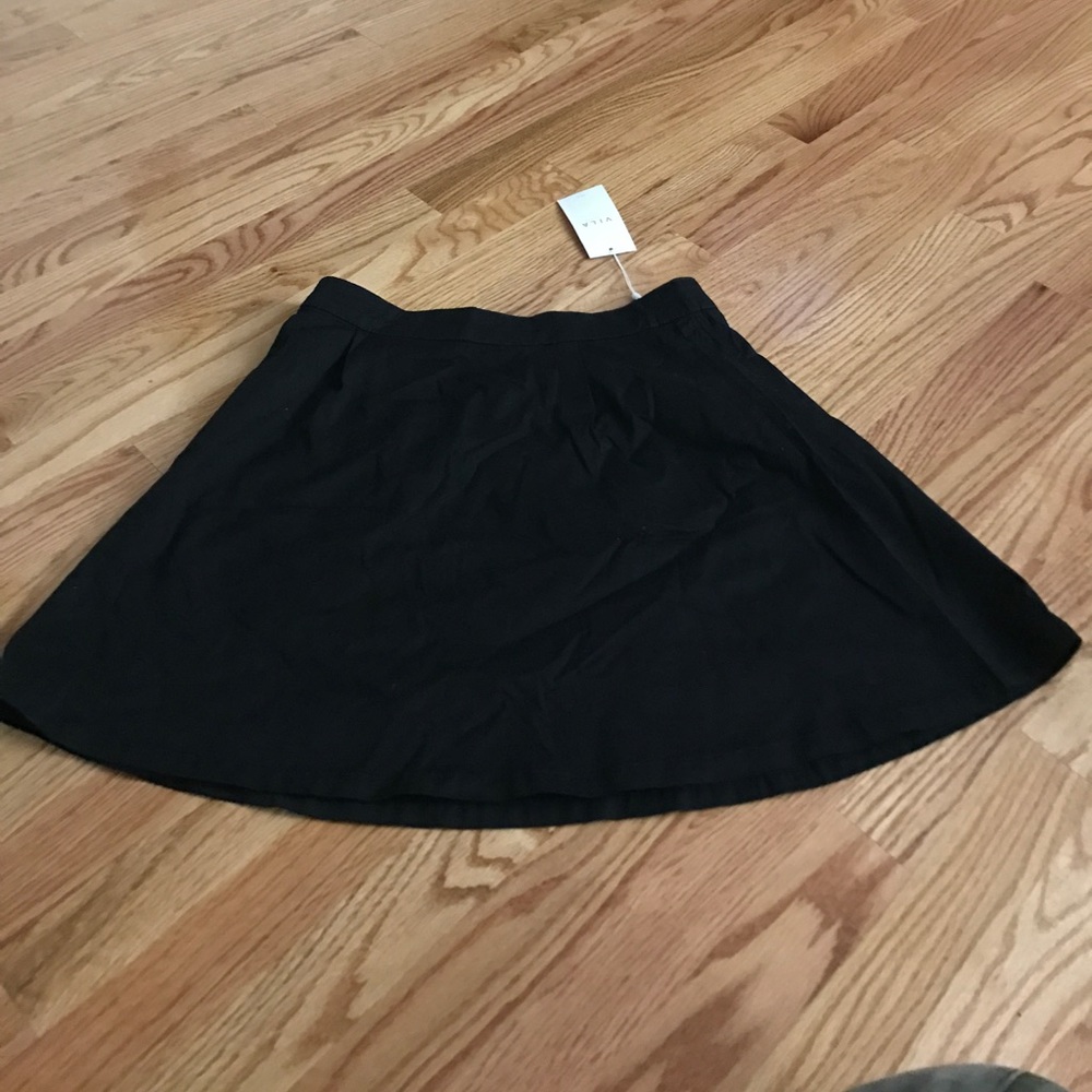 NWT Black Skater Skirt
