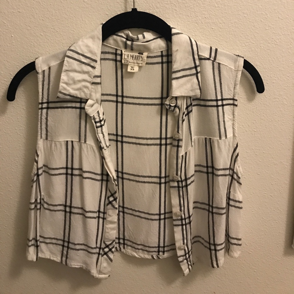 PacSun Cropped Flannel