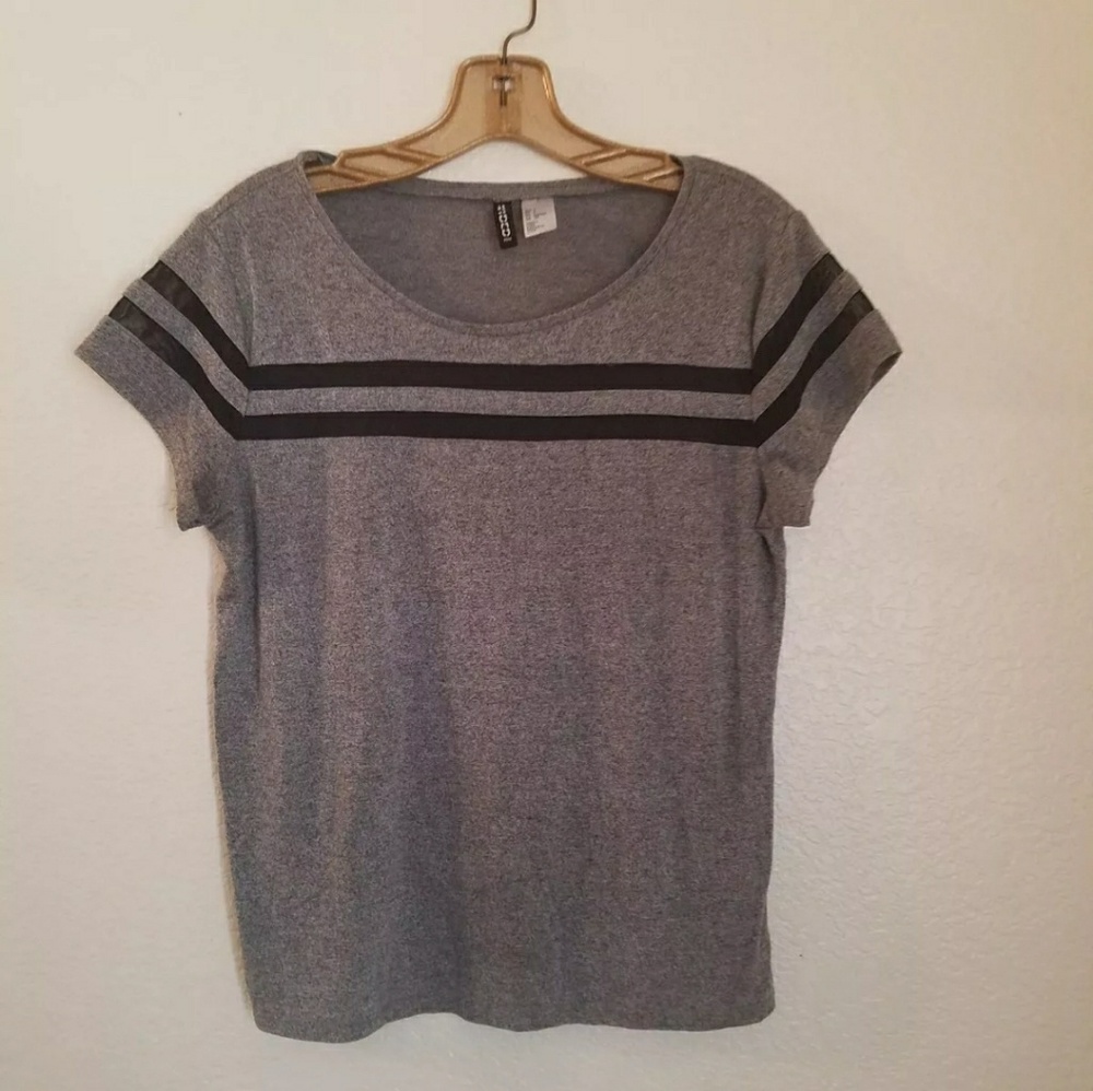 H&M mesh paneled tee