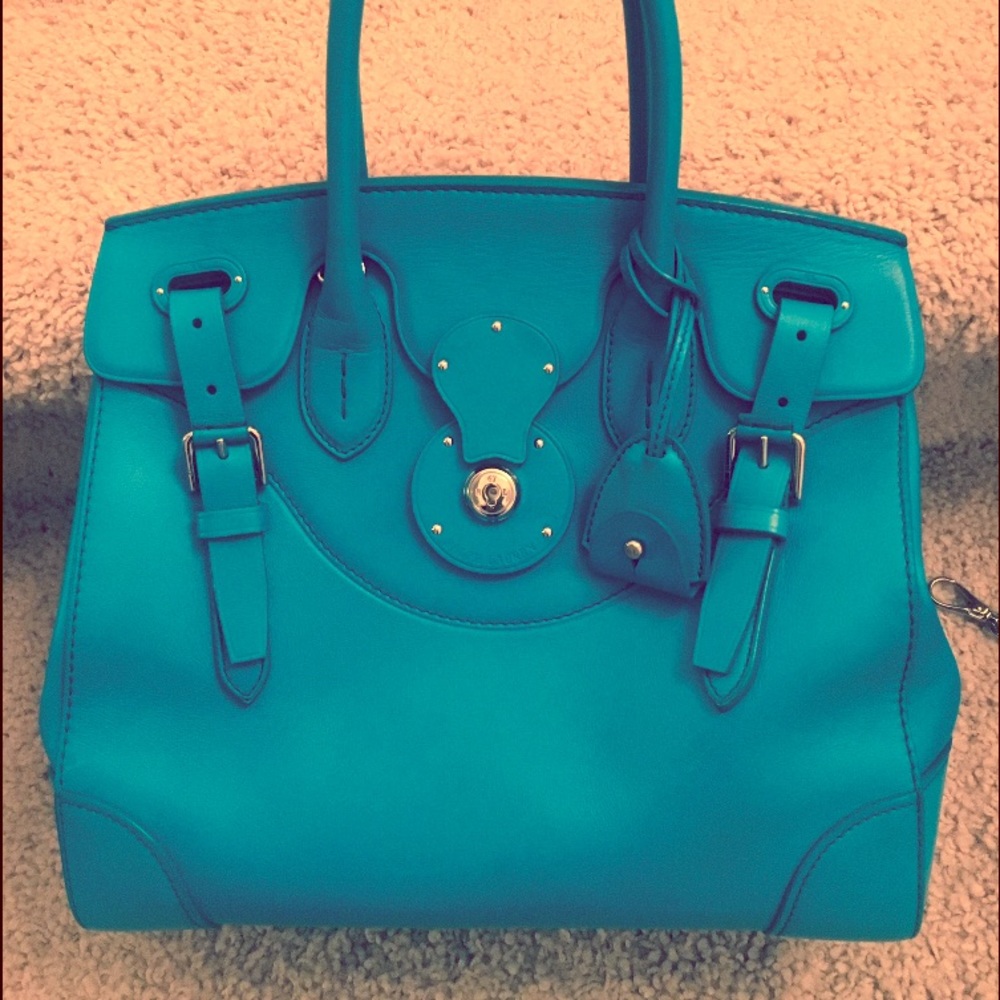 Ralph Lauren Soft Ricky 33 in Cyan