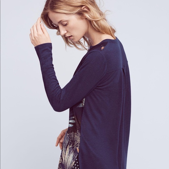 Anthropologie Akemi Kin Fauna Henley Pullover - Picture 4 of 8