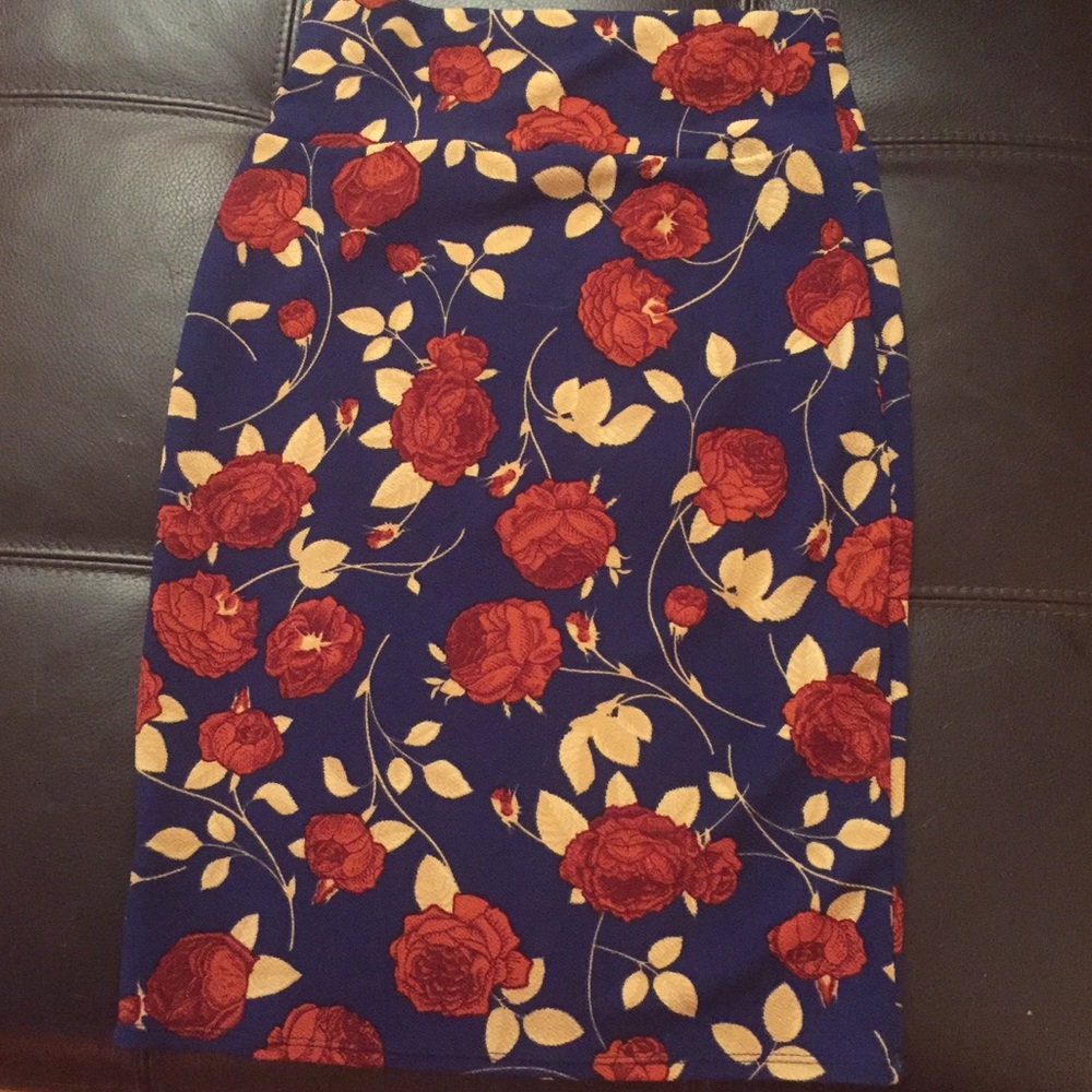 Beautiful floral small Lularoe Cassie skirt NWOT