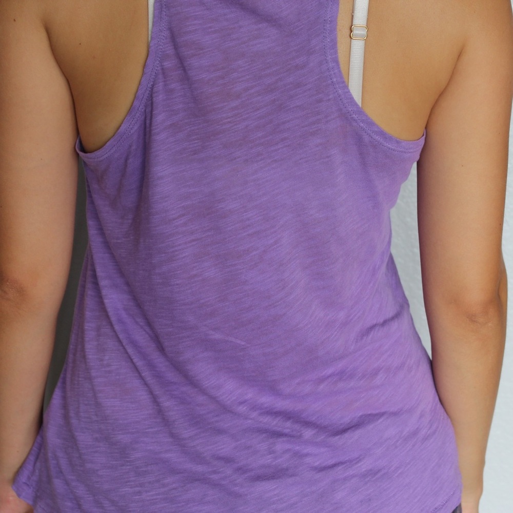 H&M Purple Razorback Shirt - Picture 2 of 5