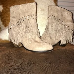 Not Rated Fringe Booties