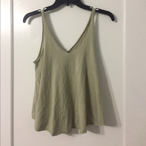 Tops - UO light green tank