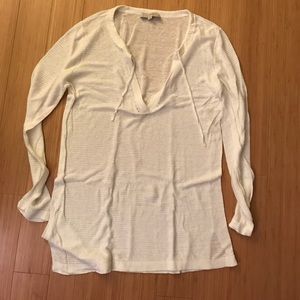 Loft White sweater tunic