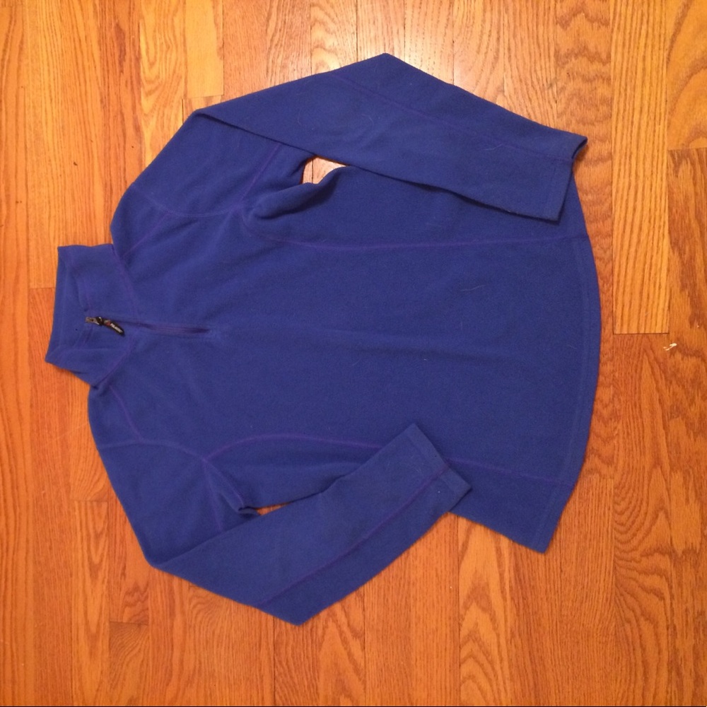 Blue fleece jacket
