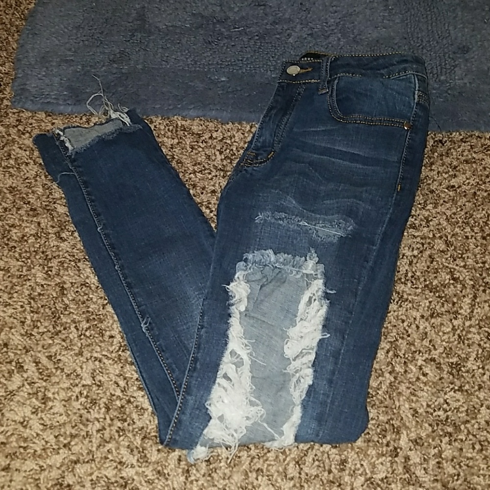 FASHION NOVA distressed jeans