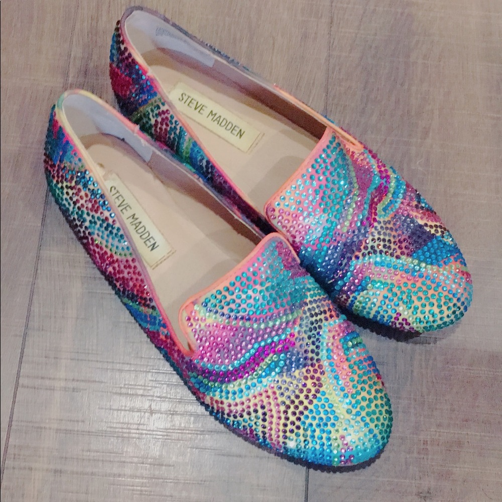 Steve Madden Rhinestone shoes