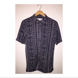 (NEW) H&M S/S Printed Shirt - Coachella Collection