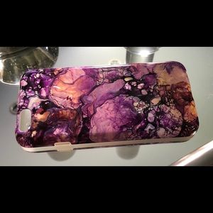 Purple marble iphone 7 case