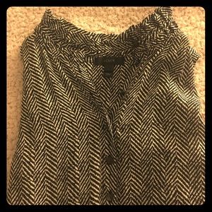 Flowey houndstooth print sleeveless blouse