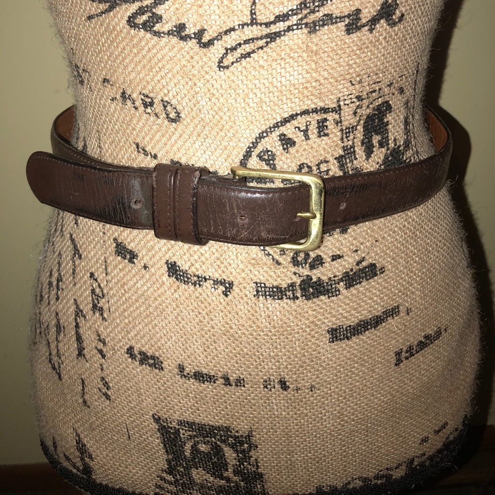 COACH LEATHER BELT