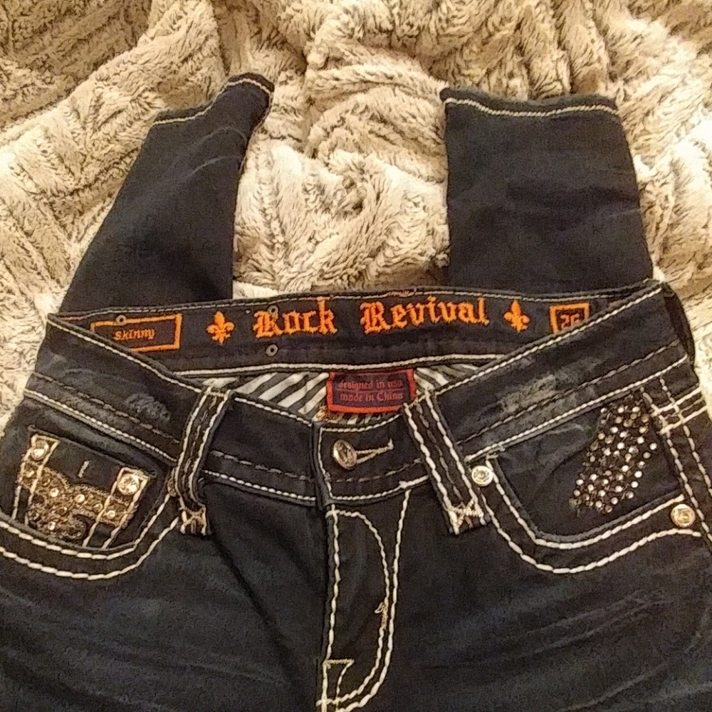 💎ROCK REVIVAL💎 "Sherry" Skinnies
