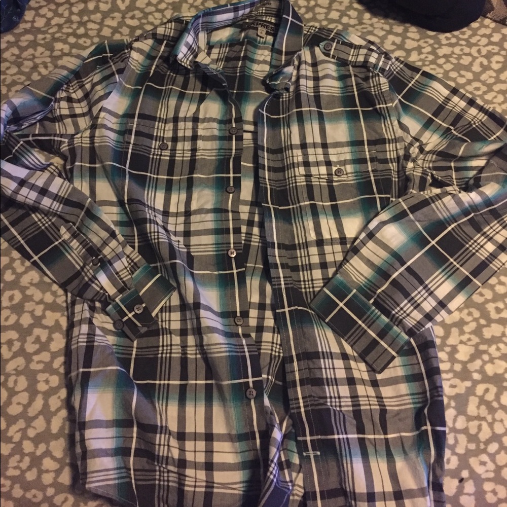 Small Express Men's Dress Shirt