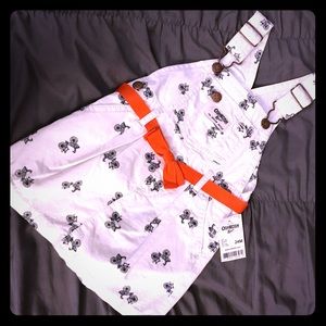 Overall Bicycle print dress