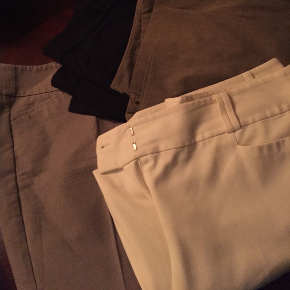 4 PAIRS Ann Taylor size 16 pants