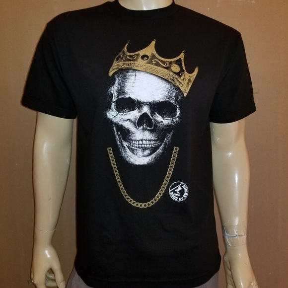 Hood King Skull T-Shirt / Hood By Choice ® - Picture 1 of 5