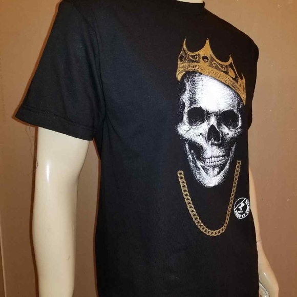 Hood King Skull T-Shirt / Hood By Choice ® - Picture 3 of 5