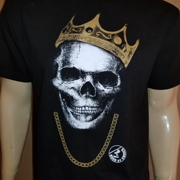 Hood King Skull T-Shirt / Hood By Choice ® - Picture 4 of 5