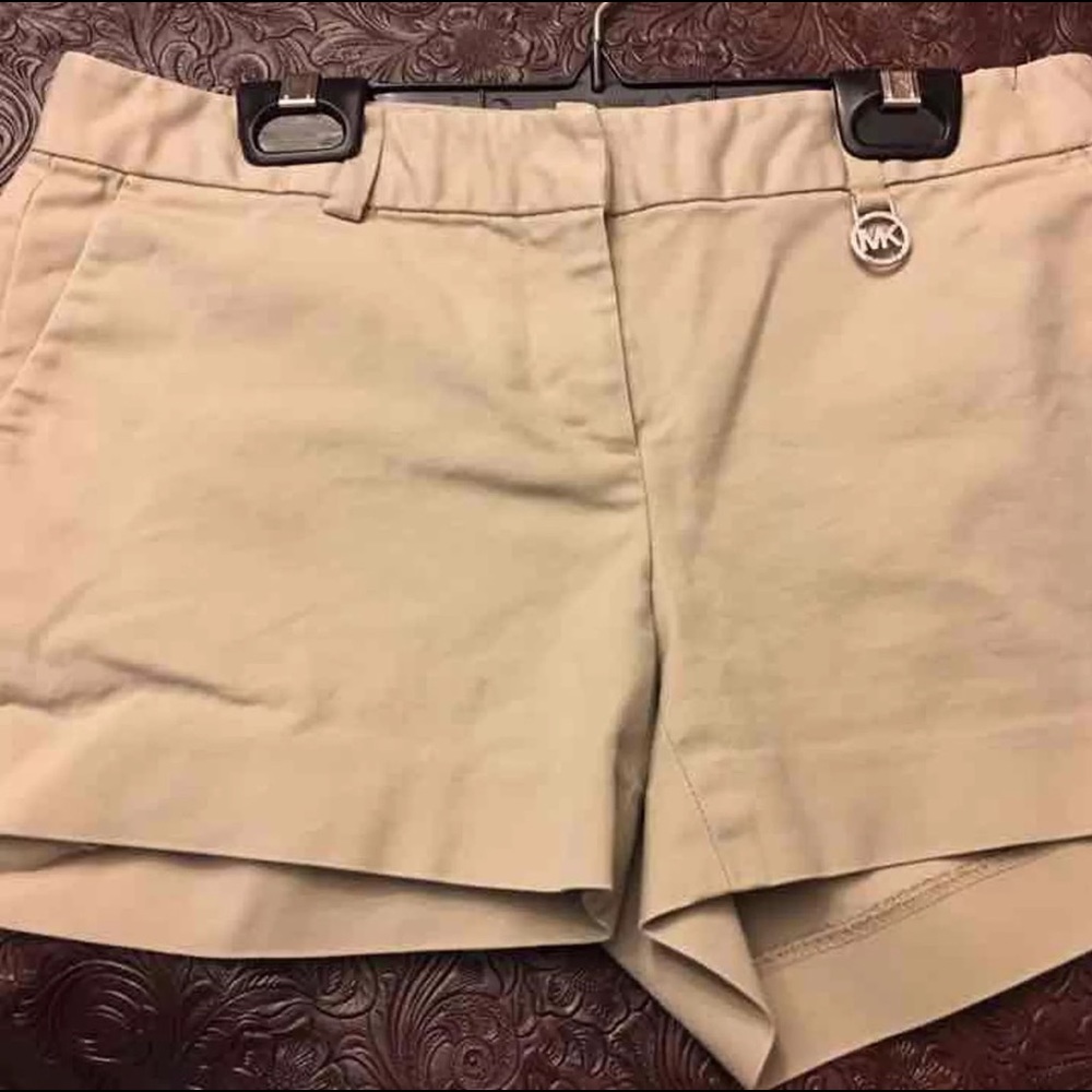 Michael Kors tan shorts size 2