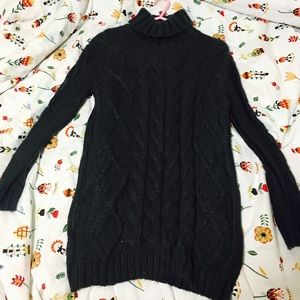 Turtle neck Grey Sweater
