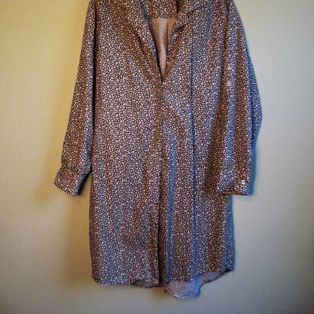 Long Button-down Sleep Shirt