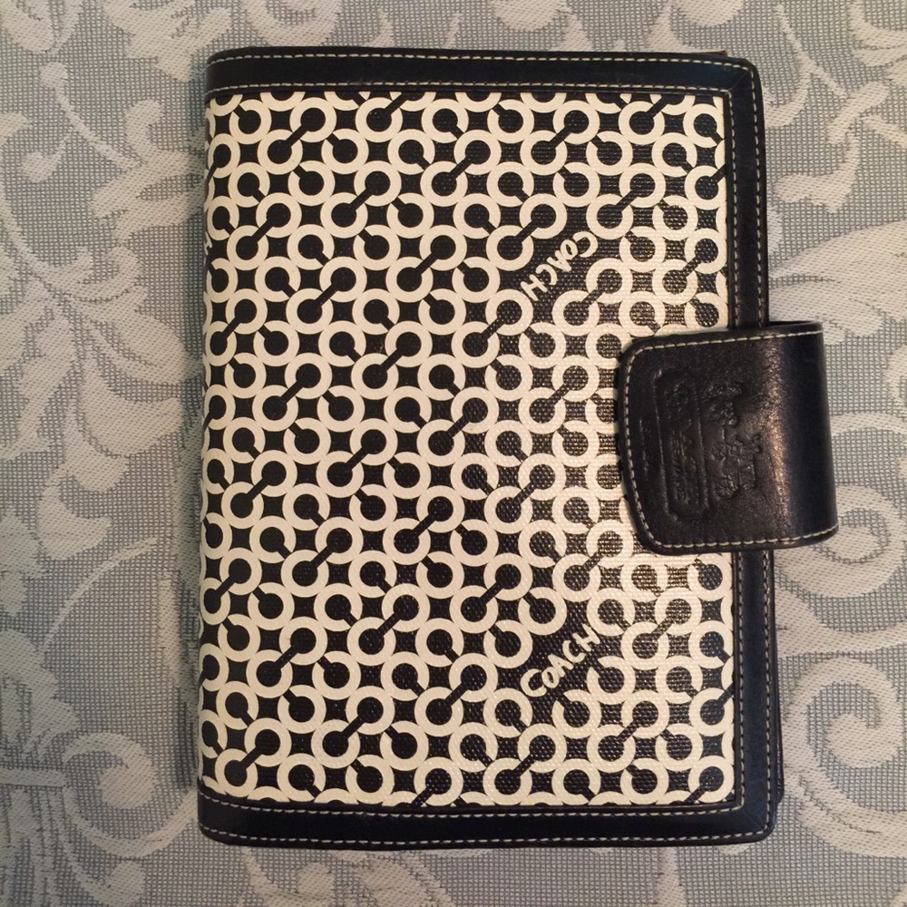 Coach planner cover