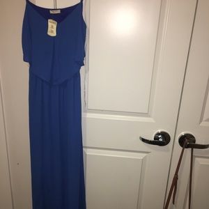 Blue maxi dress