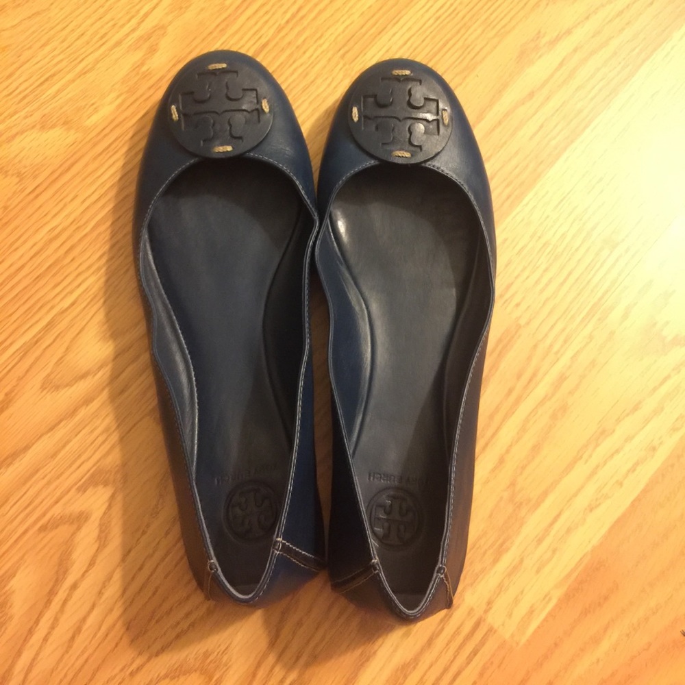 Tory Burch providence blue flats