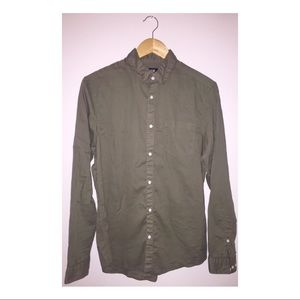 H&M Linen L/S Button Down - SMALL