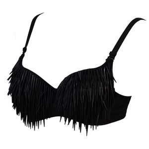 Black spike Halloween / rave bra