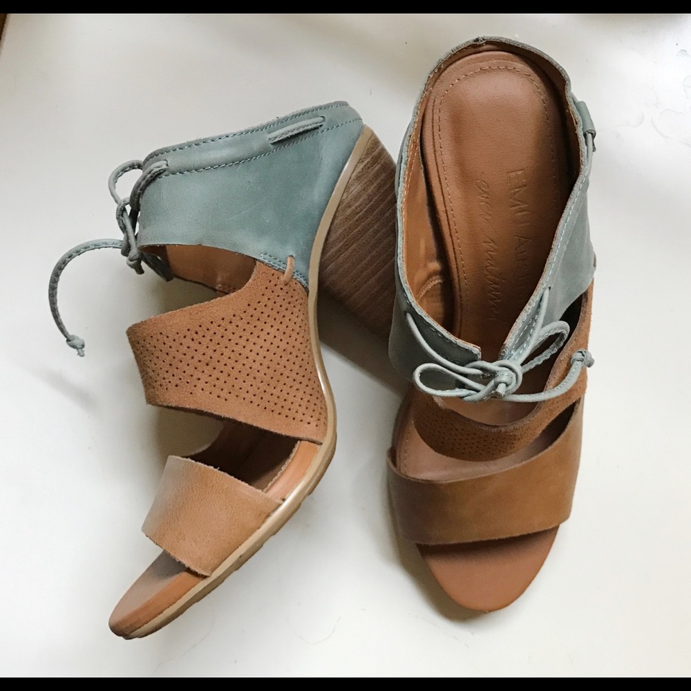 Emu Australia leather heeled mules