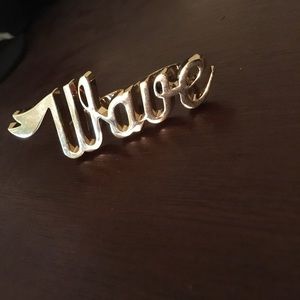 Pink Dolphin Wave Ring